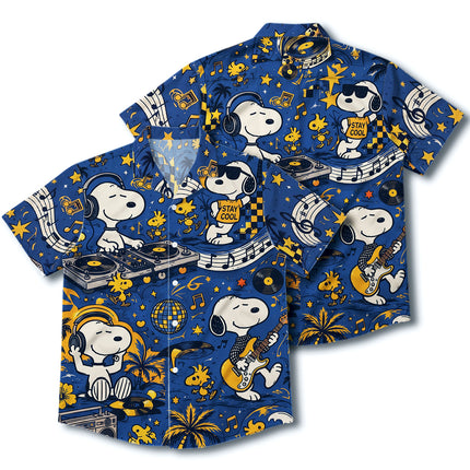 Tropical Music Beach Summer Hawaiian Shirt
