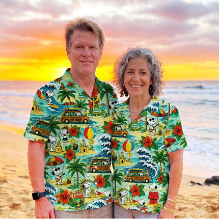 Tropical Beach Vacation Summer Hawaiian Shirt