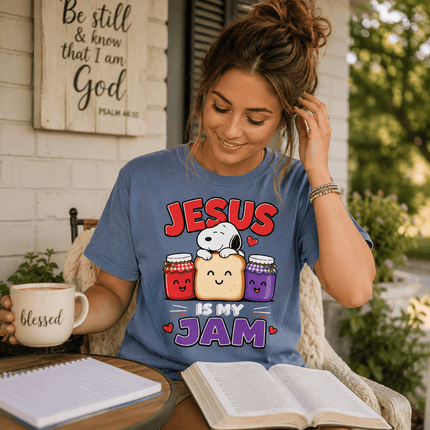 Comfort Colors Jesus Is My Jam Christian T-Shirt