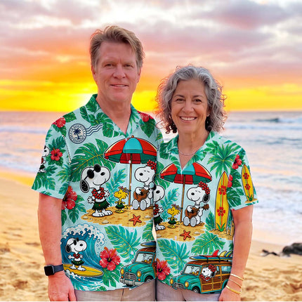 Tropical Beach Surf Vacation Summer Hawaiian Shirt