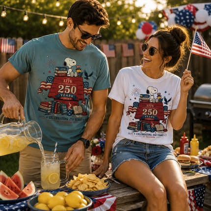Comfort Colors Celebrating 250 Years Of Freedom Reading Dog T-Shirt