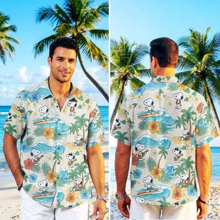 Tropical Hibiscus Surf Beach Summer Hawaiian Shirt