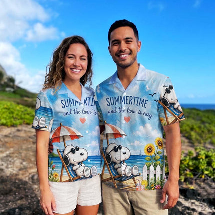 Beach Summer Vacation Relax Tropical Coastal Hawaiian Shirt
