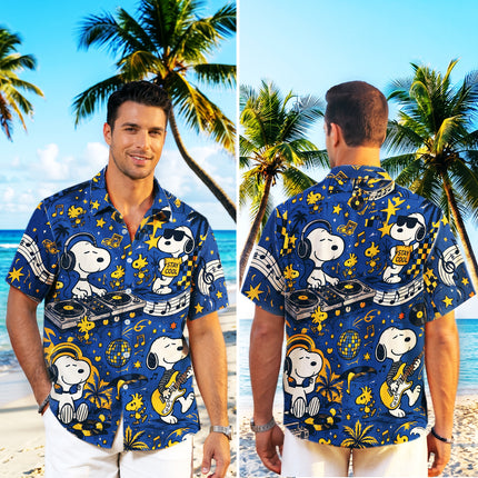Tropical Music Beach Summer Hawaiian Shirt