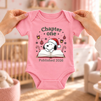Chapter One Published 2026 Christmas Newborn Outfit Baby Bodysuit
