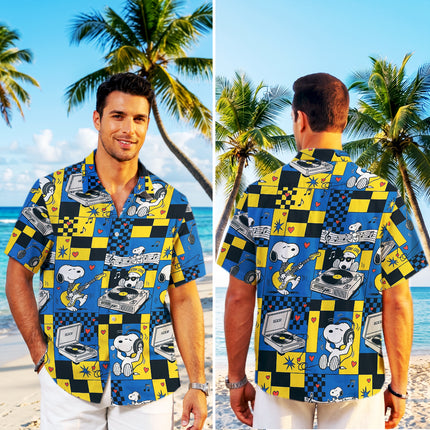 Retro Music Beach Summer Hawaiian Shirt