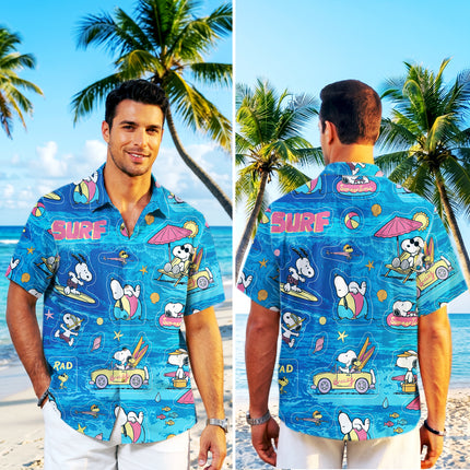 Beach Summer Surf Ocean Adventure Hawaiian Shirt