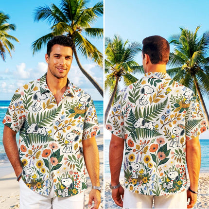 Tropical Floral Garden Nature Hawaiian Shirt