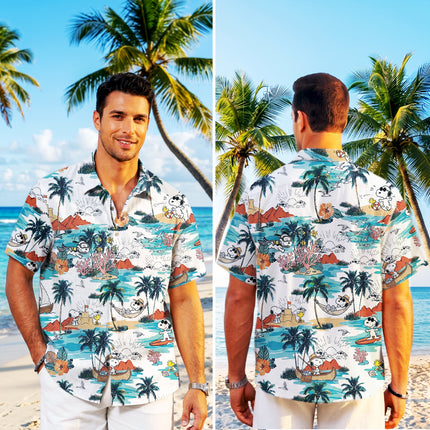 Beach Summer Tropical Island Activities Vacation Hawaiian Shirt
