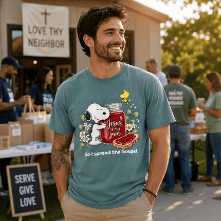 Comfort Colors Jesus Is My Jam Spread the Gospel T-Shirt