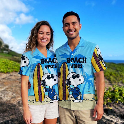 Beach Vibes Tropical Surf Summer Vacation Hawaiian Shirt