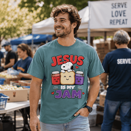 Comfort Colors Jesus Is My Jam Christian T-Shirt