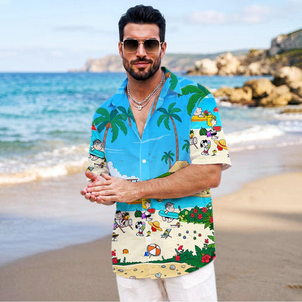 Tropical Island Beach Vacation Summer Hawaiian Shirt