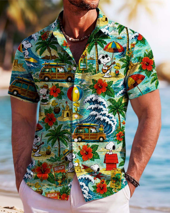 Tropical Beach Vacation Summer Hawaiian Shirt