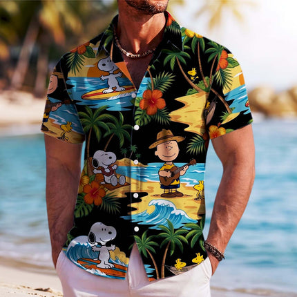 Tropical Surf Beach Ukulele Summer Vacation Hawaiian Shirt HW_SNPY40-SL02-DS04