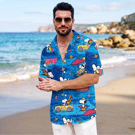 Beach Summer Surf Ocean Adventure Hawaiian Shirt