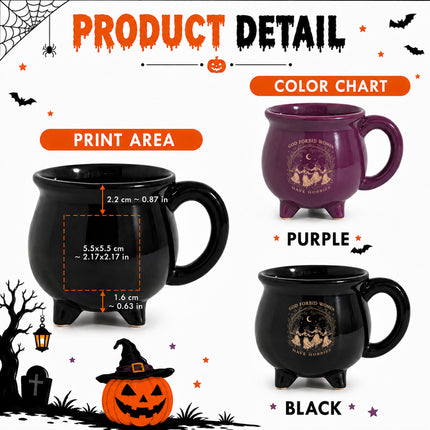God Forbid Women Have Hobbies Witch Cauldron Mug Halloween
