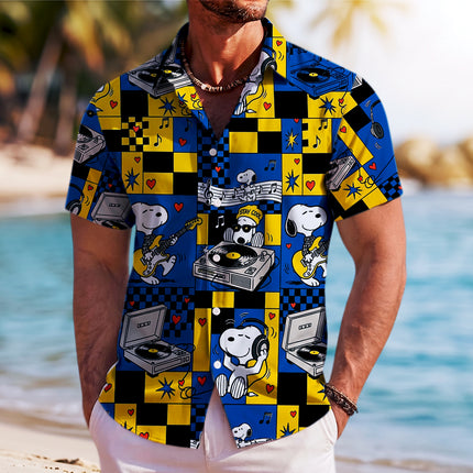 Retro Music Beach Summer Hawaiian Shirt