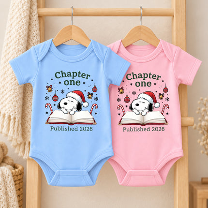 Chapter One Published 2026 Christmas Newborn Outfit Baby Bodysuit