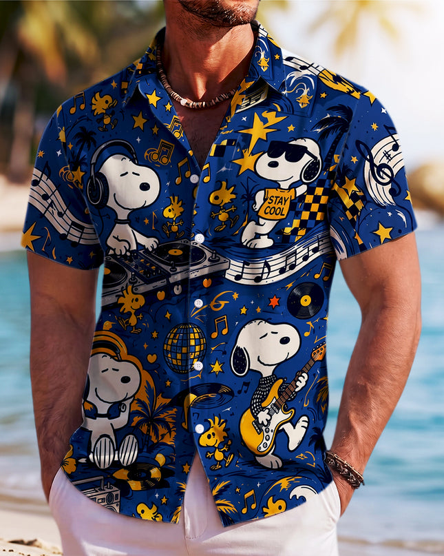 Tropical Music Beach Summer Hawaiian Shirt