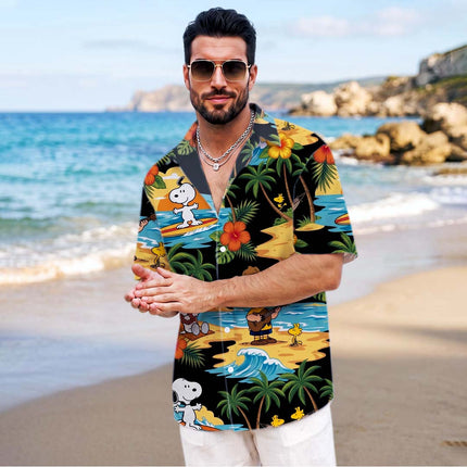 Tropical Surf Beach Ukulele Summer Vacation Hawaiian Shirt HW_SNPY40-SL02-DS04