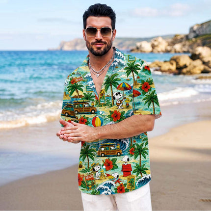 Tropical Beach Vacation Summer Hawaiian Shirt