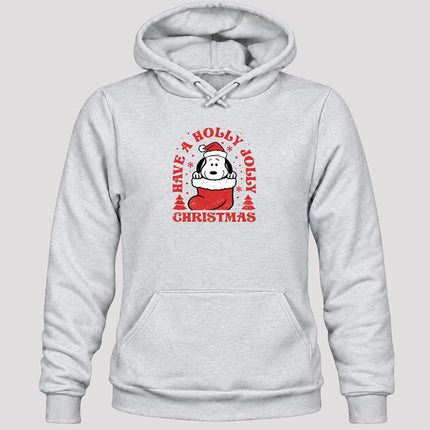 Have A Holly Jolly Christmas Retro Stocking Hoodie