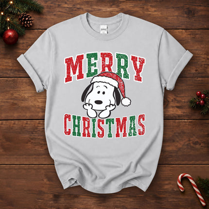 Merry Christmas Vintage Distressed Holiday T-Shirt