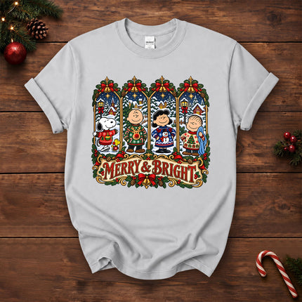 Merry and Bright Christmas Winter Village T-Shirt