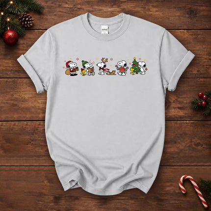 Christmas Holiday Friends Carols Tree Gifts T-Shirt