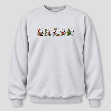Christmas Holiday Friends Gifts Carols Sleigh Tree Sweatshirt