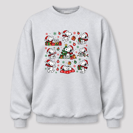 Christmas Santa Hat Gift Collage Sweatshirt