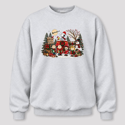 Christmas Tree Farm Hot Cocoa Winter Village Sweatshirt