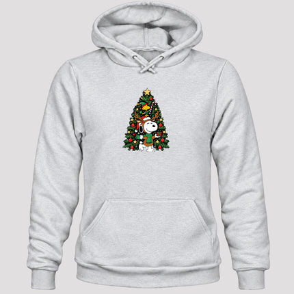 Christmas Tree Reindeer Antlers Festive Gift Hoodie