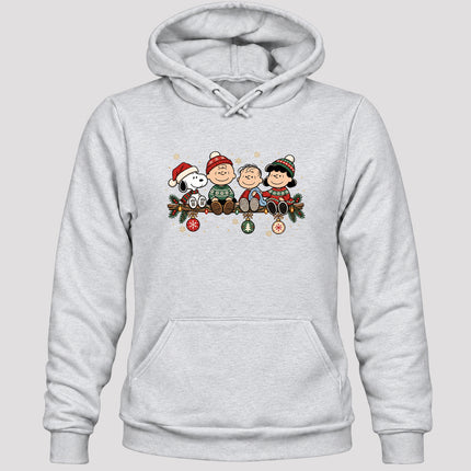 Cozy Christmas Garland Winter Knit Ornaments Hoodie