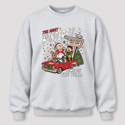 The Most Wonderful Time of the Year Christmas Tree Farm Sweatshirt