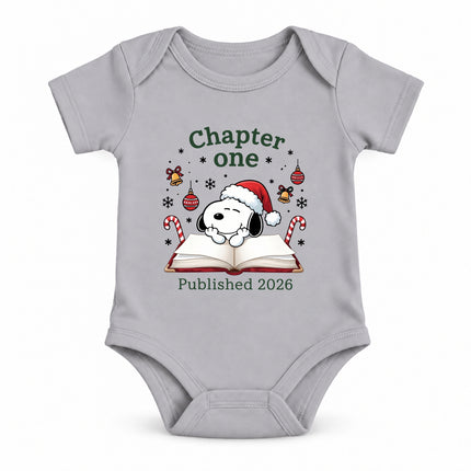 Chapter One Published 2026 Christmas Newborn Outfit Baby Bodysuit