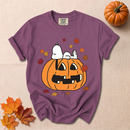 Comfort Colors Fall Pumpkin Jack O Lantern T-Shirt