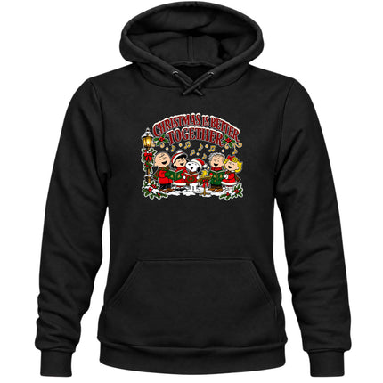 Christmas Is Better Together Festive Caroling Hoodie