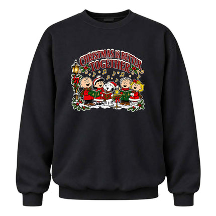 Christmas Is Better Together Caroling Holiday Sweatshirt