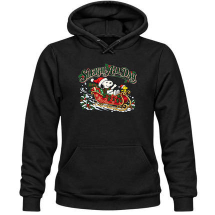 Sleigh All Day Christmas Sleigh Ride Hoodie
