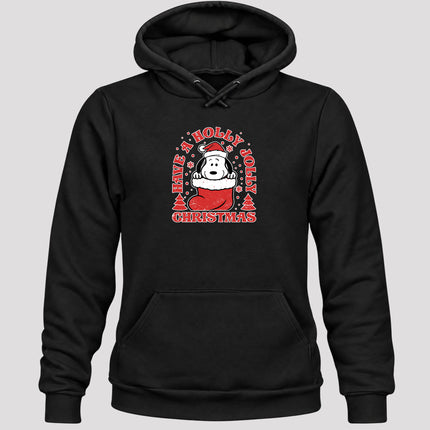 Have A Holly Jolly Christmas Retro Stocking Hoodie