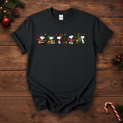Christmas Holiday Friends Carols Tree Gifts T-Shirt