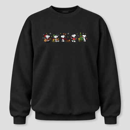 Christmas Holiday Friends Gifts Carols Sleigh Tree Sweatshirt
