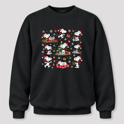 Christmas Santa Hat Gift Collage Sweatshirt