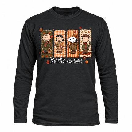 Tis The Season Fall Harvest Cozy Autumn Long Sleeve T-Shirt