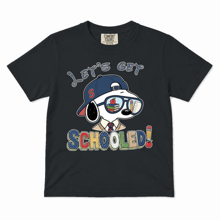Comfort Colors Back To School Let's Get Schooled First Day Kid T-Shirt