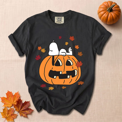 Comfort Colors Fall Pumpkin Jack O Lantern T-Shirt
