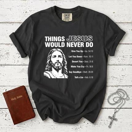 Comfort Colors Christian Bible Verse Promise Faith T-Shirt