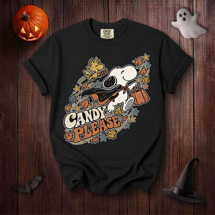 Comfort Colors Candy Please Halloween Graphic T-Shirt